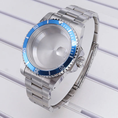 38mm Steel Watch Case With Bezel 120-clicks For Submariner NH35 NH36 NH70