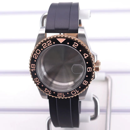40mm Cases For NH35 NH34 NH36 NH38 NH70 Miyota8215 Eta2824 Unidirectional Bezel