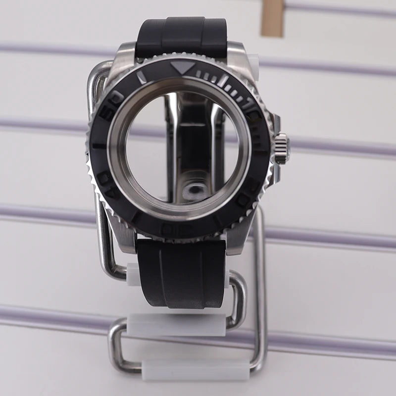 40mm Watch Case Sapphire For NH35 NH36 NH34 Miyota8215 Eta2824 PT5000 YACHT