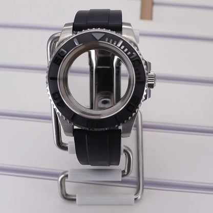 40mm Watch Case Sapphire For NH35 NH36 NH34 Miyota8215 Eta2824 PT5000 YACHT