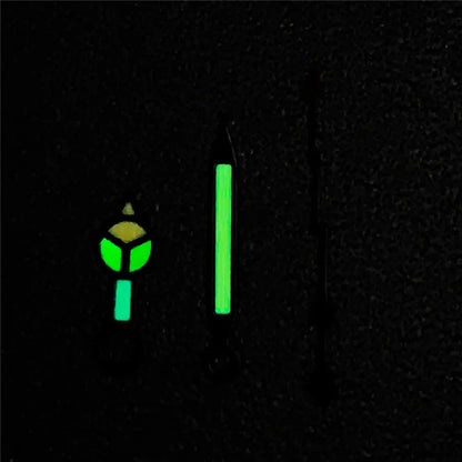 3Pins Green Luminous Watch Hands for NH35/NH36/4R/7S Modified Lightning Pointers