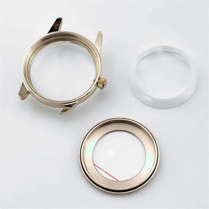 39.5mm Arch Glass Watch Case Stainless Steel Case for NH35 NH36 4R35A 4R36A