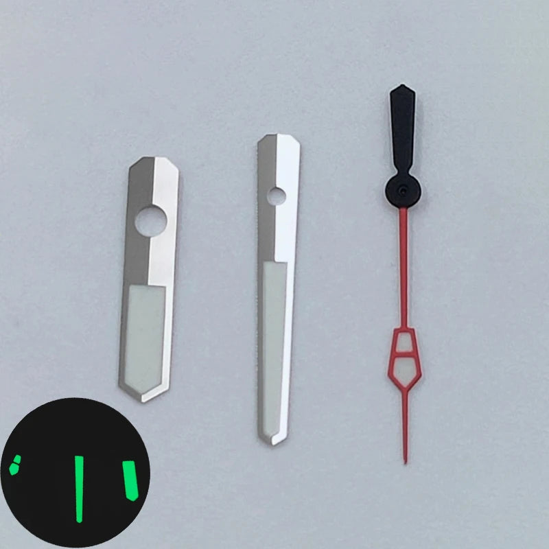 Watch Hands Green Luminous Fit for NH35 NH36 4R35 4R36 7S SKX007 SKX009 SRPD