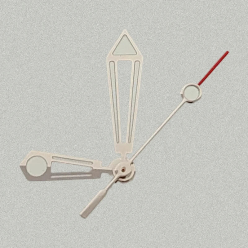 Modified Green Luminous Silver-Yellow Watch Hands for NH35/NH36/4R/7S Movement