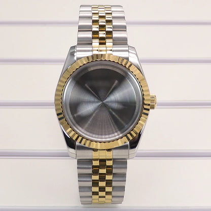36/39mm Watch Cases Set Sapphire Glass For NH35 NH36 NH34 NH70 8215 Datejust