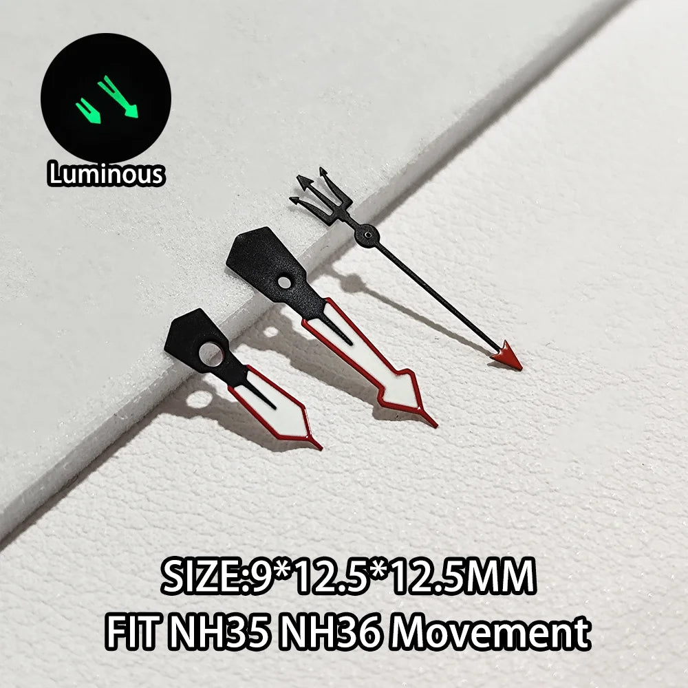 Watch Hands Luminous Suitable For NH35 NH36 Movement Personalized Second Hand