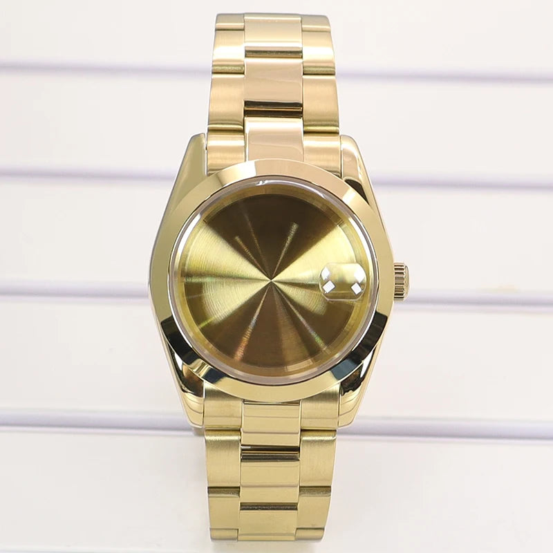36/39mm Watch Cases Set Sapphire Glass For NH35 NH36 NH34 NH70 8215 Datejust