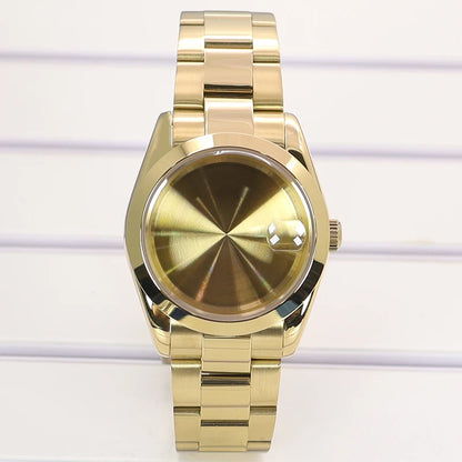 36/39mm Watch Cases Set Sapphire Glass For NH35 NH36 NH34 NH70 8215 Datejust