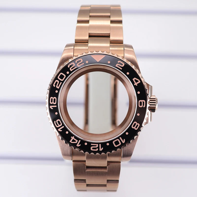40mm Watch Case For NH35 NH36 NH70/8215/Eta2824 PT5000 NH34 Sapphire Glass