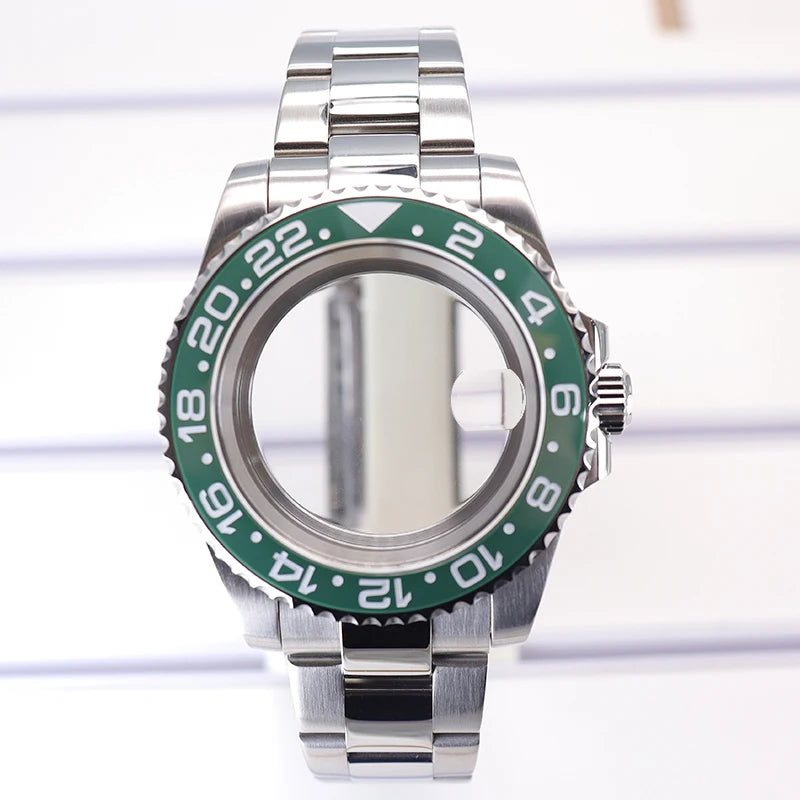 40mm Watch Cases Sapphire For Nh35 Nh36 Nh34/38 Nh70 Miyota 8215 Eta 2824 PT5000