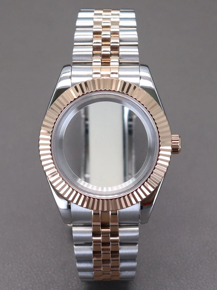 36/39mm Stainless Steel Watch Case for Nh34/35/36/38 Miyota 8215 Oyster Datejust