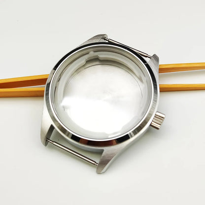 40mm Silver Rose Gold Black Color Watch Case for NH35 NH36 4R fit 33.5mm Dial