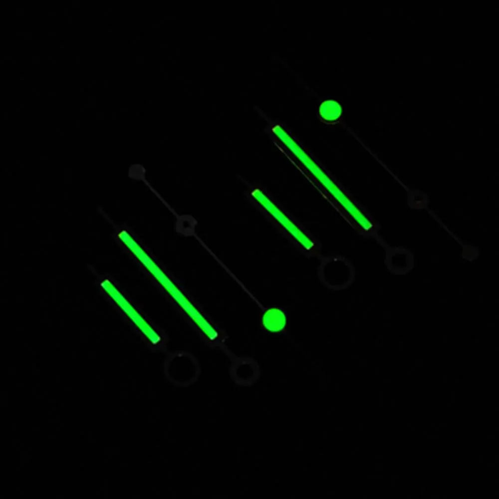 NH35 Hands Green Luminous Gold/Silver Watch Hands Pointers for NH35 NH36 4R