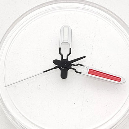 Black Red Pointer Weak Green Luminous Watch Hands for NH35/NH36 SKX007