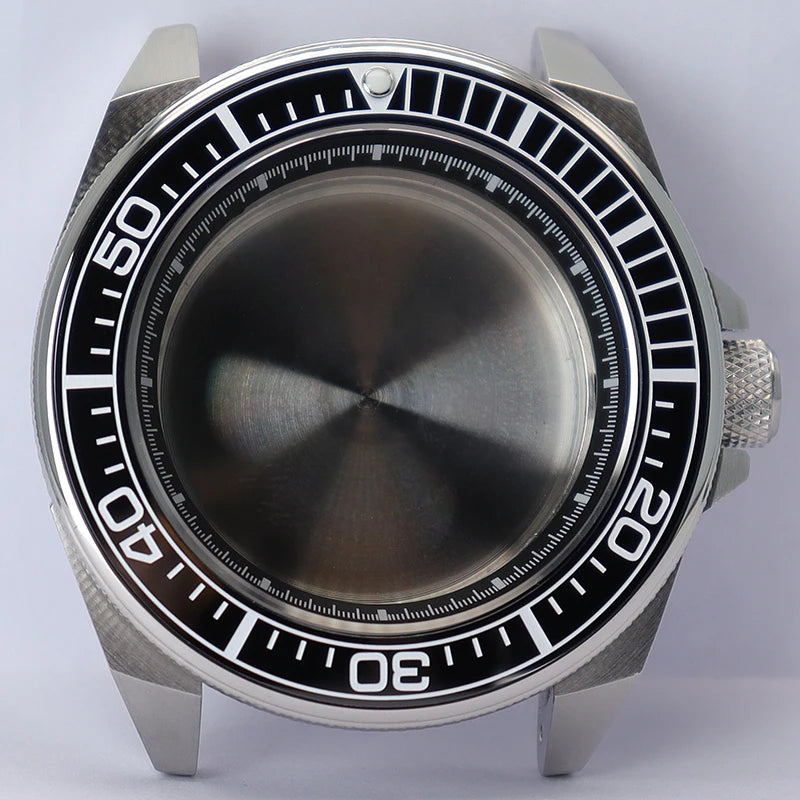 43mm Watch Case Sapphire Glass For Modified Samurai NH35 NH36 NH38 NH34 4R36