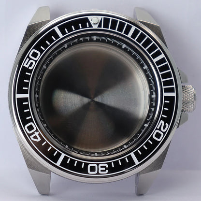 43mm Watch Case Sapphire Glass For Modified Samurai NH35 NH36 NH38 NH34 4R36