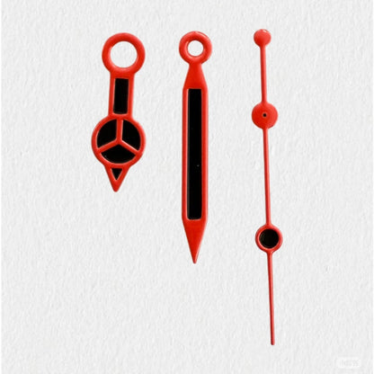 Modified Black Pigment Cusp Watch Hands Pointers for NH35/NH36/4R/7S Movement