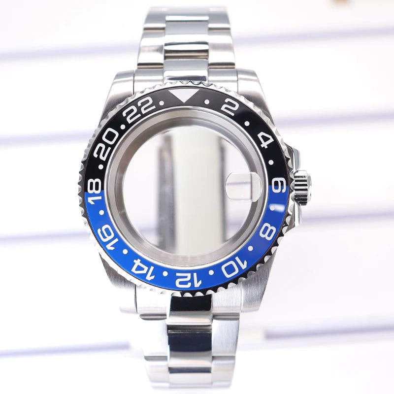 40mm Watch Cases Sapphire For Nh35 Nh36 Nh34/38 Nh70 Miyota 8215 Eta 2824 PT5000