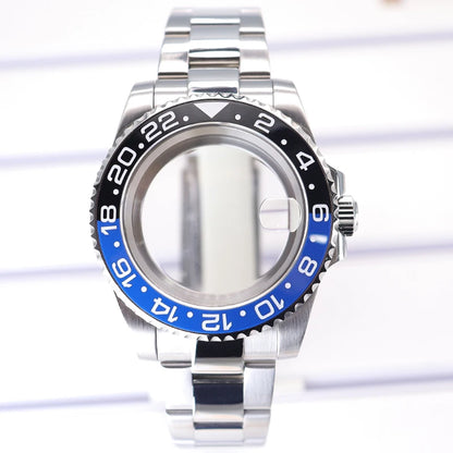 40mm Watch Cases Sapphire For Nh35 Nh36 Nh34/38 Nh70 Miyota 8215 Eta 2824 PT5000
