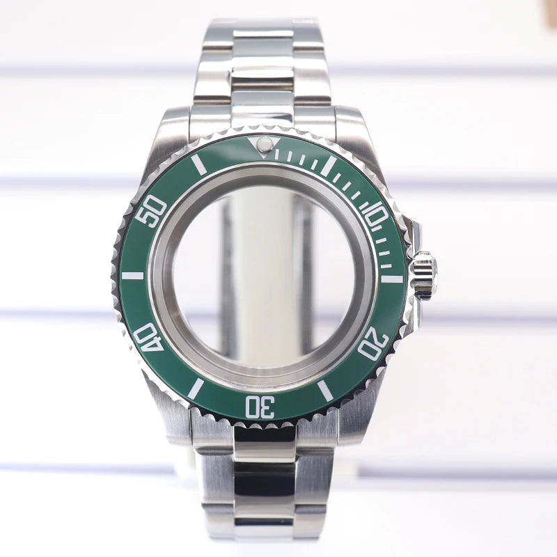 40mm Steel Watch Case For Submariner NH35 NH36 NH34 NH38 ETA 2824 Miyota 8215