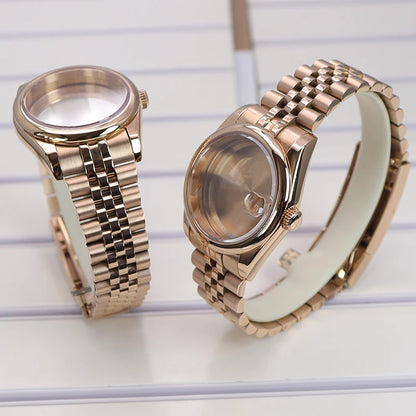 36/39mm Watch Cases Sapphire Glass For NH34 NH35 NH36 Miyota 8215 Oyster