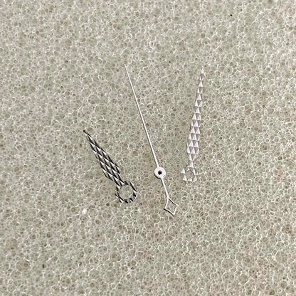 Gold/Silver Watch Hands Diamond/Twill Pattern for NH34/NH35/NH36/4R/7S Movement