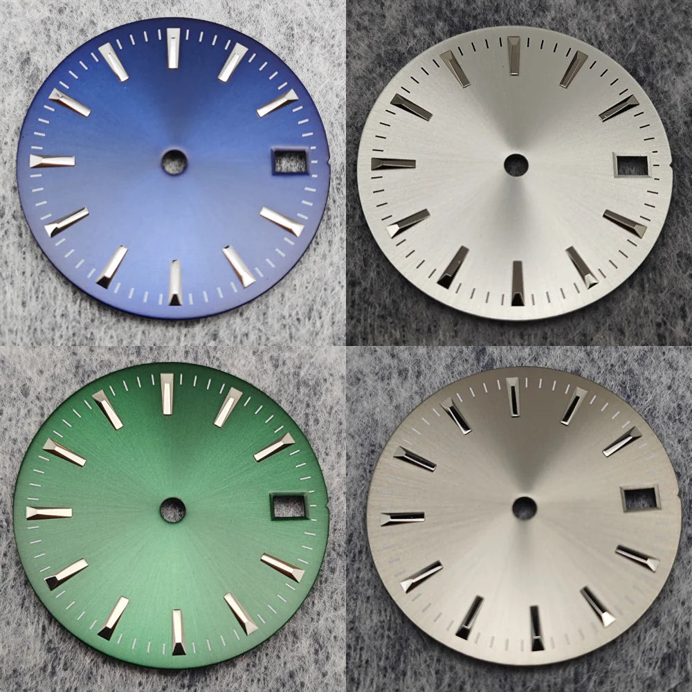 28.5mm Watch Dial Stripes Sunburst Modified Simple for NH35/ NH36 / 7S Movement