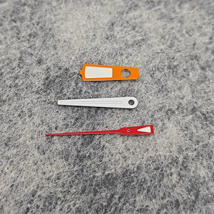 Orange White Red with Green Luminous Watch Hands for NH35/NH36/4R36/7S