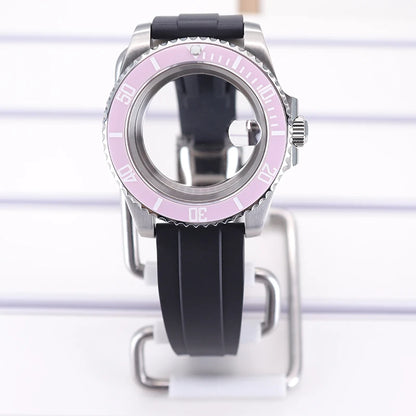 40mm Watch Case For 4R NH35 NH36 NH34/38 NH70 8215 Eta2824 PT5000 Sapphire Glass