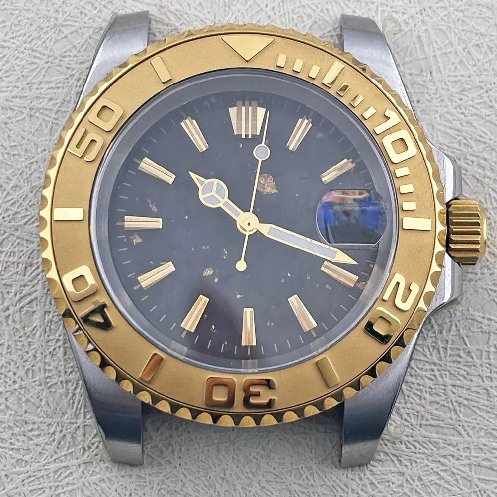 28.5mm Carbon Fiber Material NH Series Watch Dial C3 Luminous For NH34 NH35 NH36
