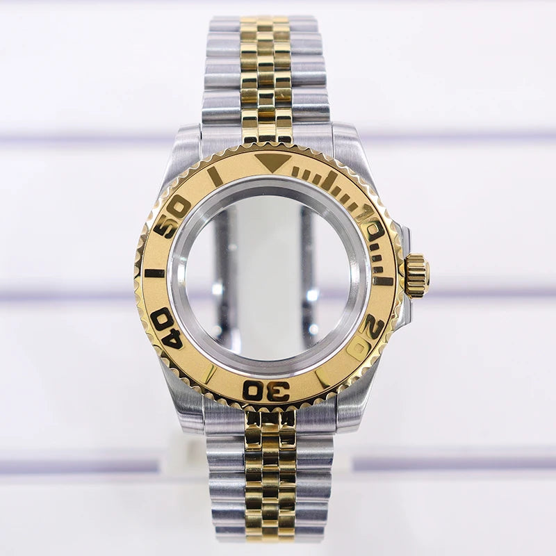 40mm Watch Case Sapphire Glass For Nh35 Nh34 Nh36 Nh72 2824 Miyota 8215 SUB GMT