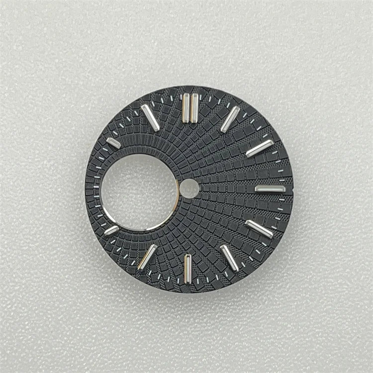 28.5mm Dial Watch Dial Green Luminous Diving Watch Faces for NH38/NH34 Movement