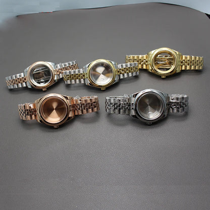 36/40mm Watch Case Sapphire Crystal For Nh35 NH36 Miyota 8215 28.5mm Dial Oyster
