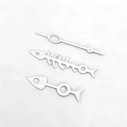 Watch Hands Pointer for NH35/NH36/4R/7S Modified 3Pins Fish Bone Green Luminous