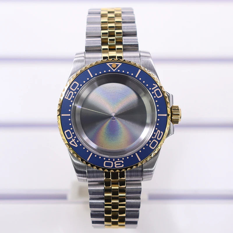 40mm Watch Case Sapphire For SUB Nh35 GMT Nh34 Nh36 Nh70 Nh72 2824 Miyota8215