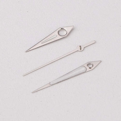 Simple Watch Hands With Green Luminous for NH35/NH36/4R/7S Movement