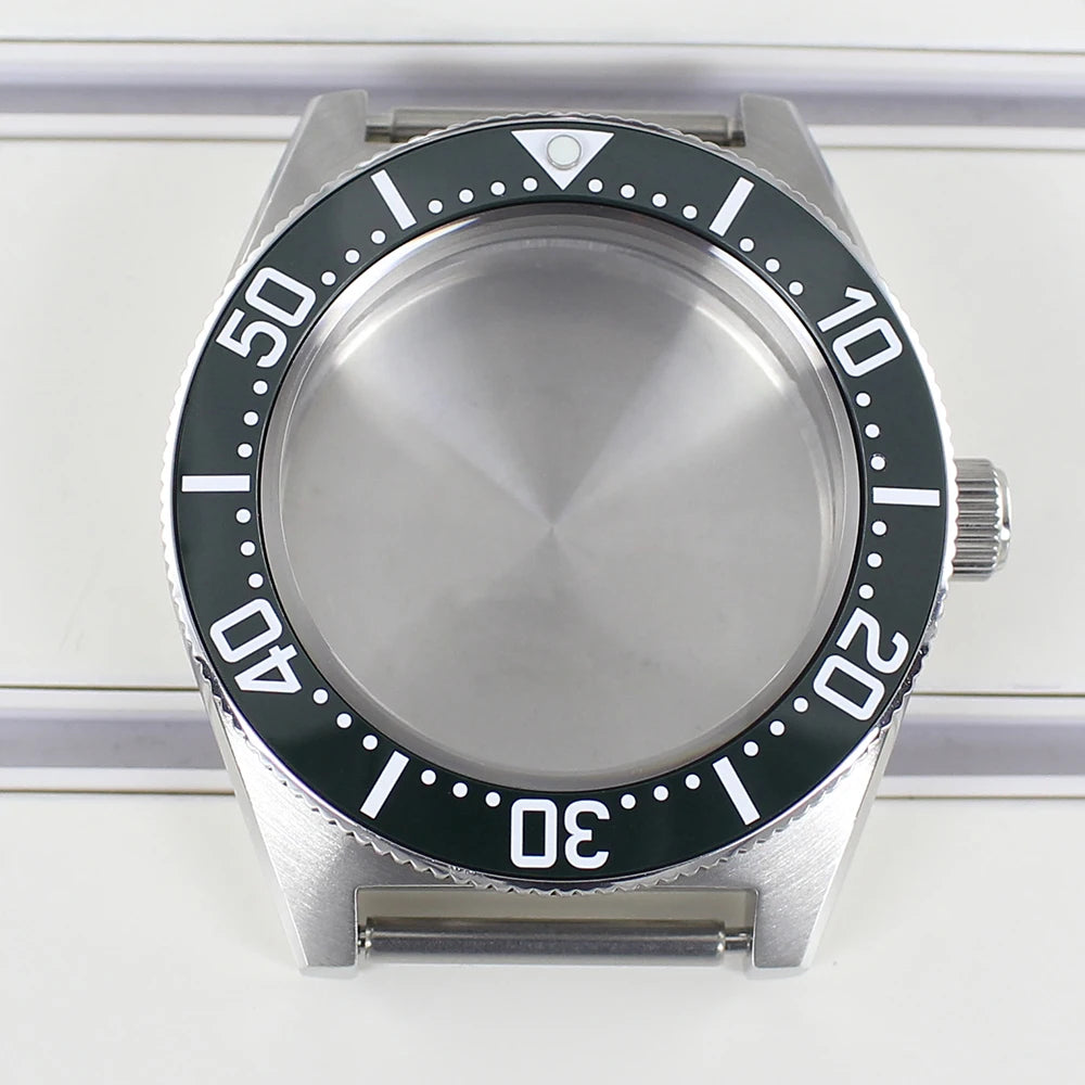 40mm Watch Case For Mod SPB143J1/SPB253J1 Tiger Whale NH35 NH36 NH34 4R36 NH70