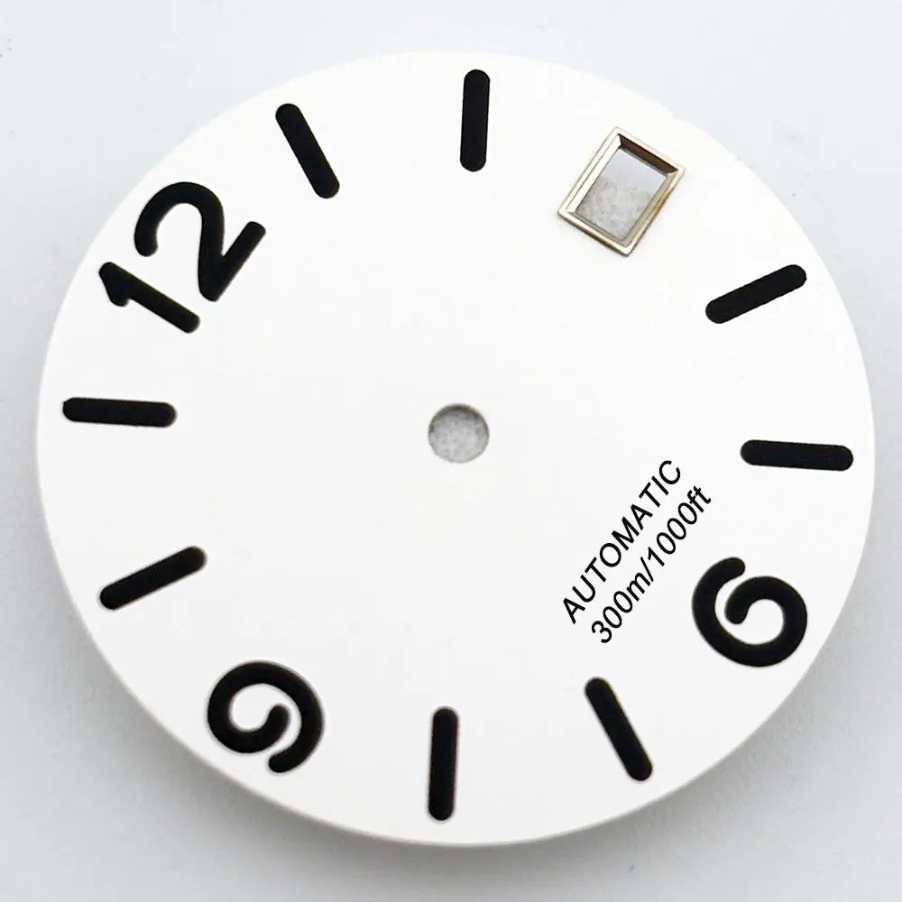 Multicolor Font 28.5mm Watch Dial C3 Green Luminous for NH35 NH36 Movement