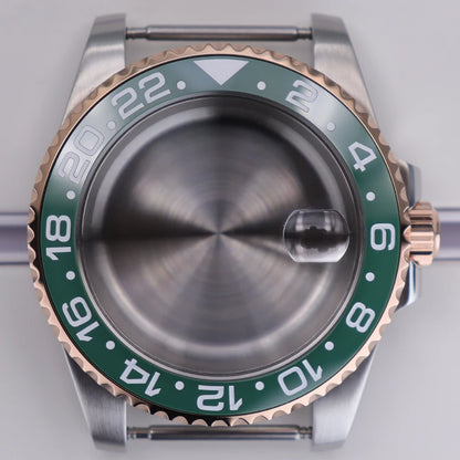 40mm Diver Watch Case For 4R NH35/36 NH38 NH70 Miyota8215 Eta2824 Sapphire Glass