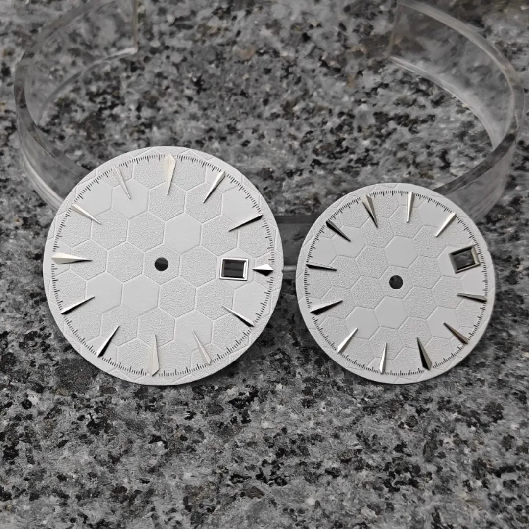 29/35mm Watch Dial Football Texture Surface Cocktail Case for NH35 Movement