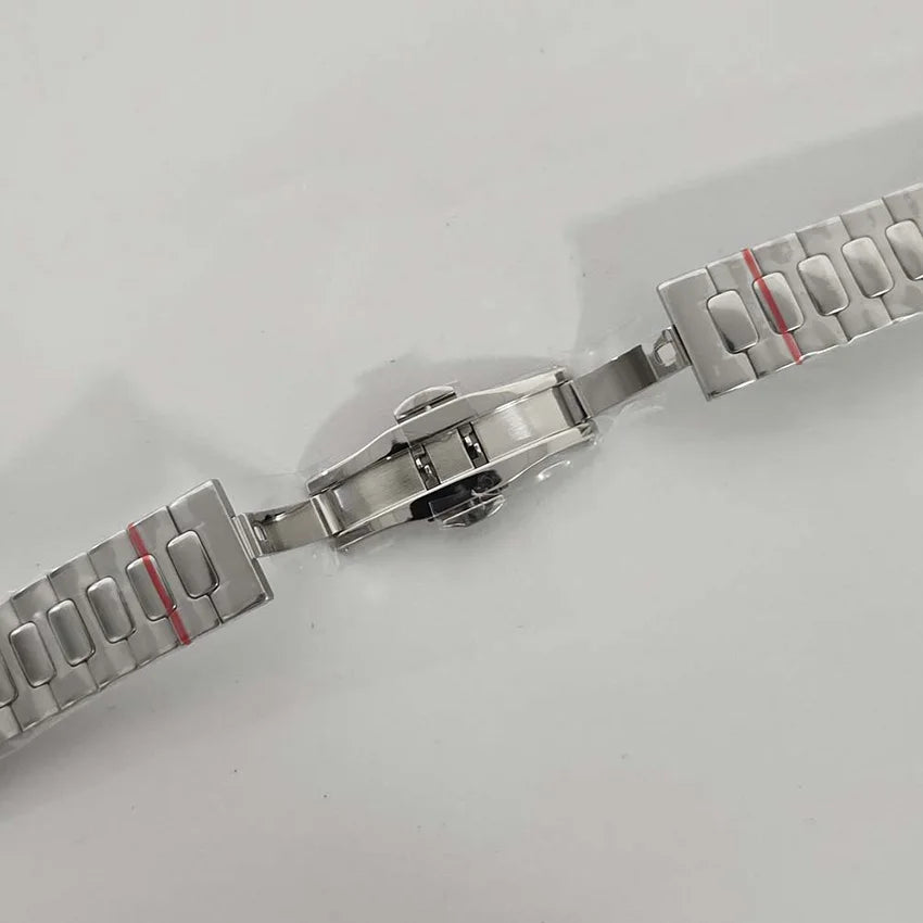 42mm Sapphire Watch Case Strap for NH35/H36 4R Square Case Fit 29.5MM Dial