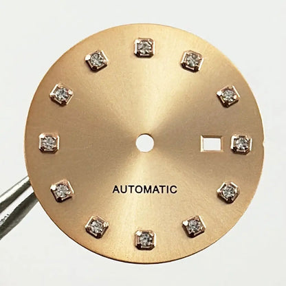 31MM Ladies Round Polished Fluted Bezel Sapphire Crystal Watch Case for NH05/06