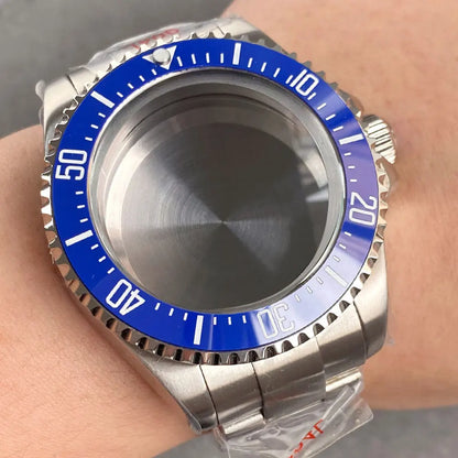 43mm Watch Case with Sapphire Fit DEEP Sea Homage for NH34/35/36 ETA 2824 2836
