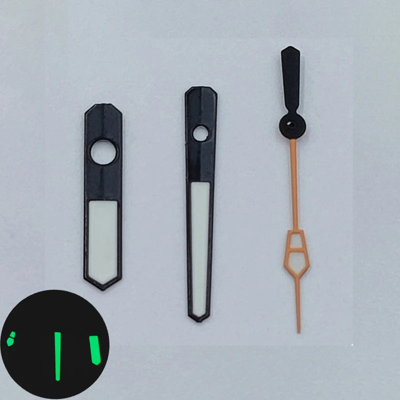 Watch Hands Green Luminous Fit for NH35 NH36 4R35 4R36 7S SKX007 SKX009 SRPD