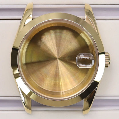 36/39mm Case Bevel Edge Bezel Sapphire For NH35 NH36 NH34 NH38 4R36 Miyota 8215