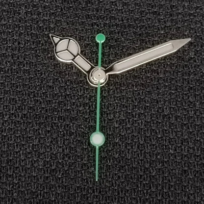 Watch Hands Blue/ Green Second Hand Blue Luminous for 2813 3804 Miyota 8205 8215
