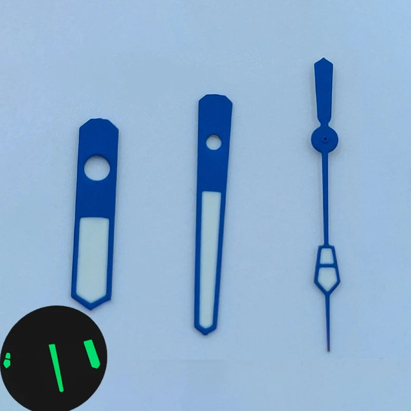 Watch Hands Green Luminous Fit for NH35 NH36 4R35 4R36 7S SKX007 SKX009 SRPD