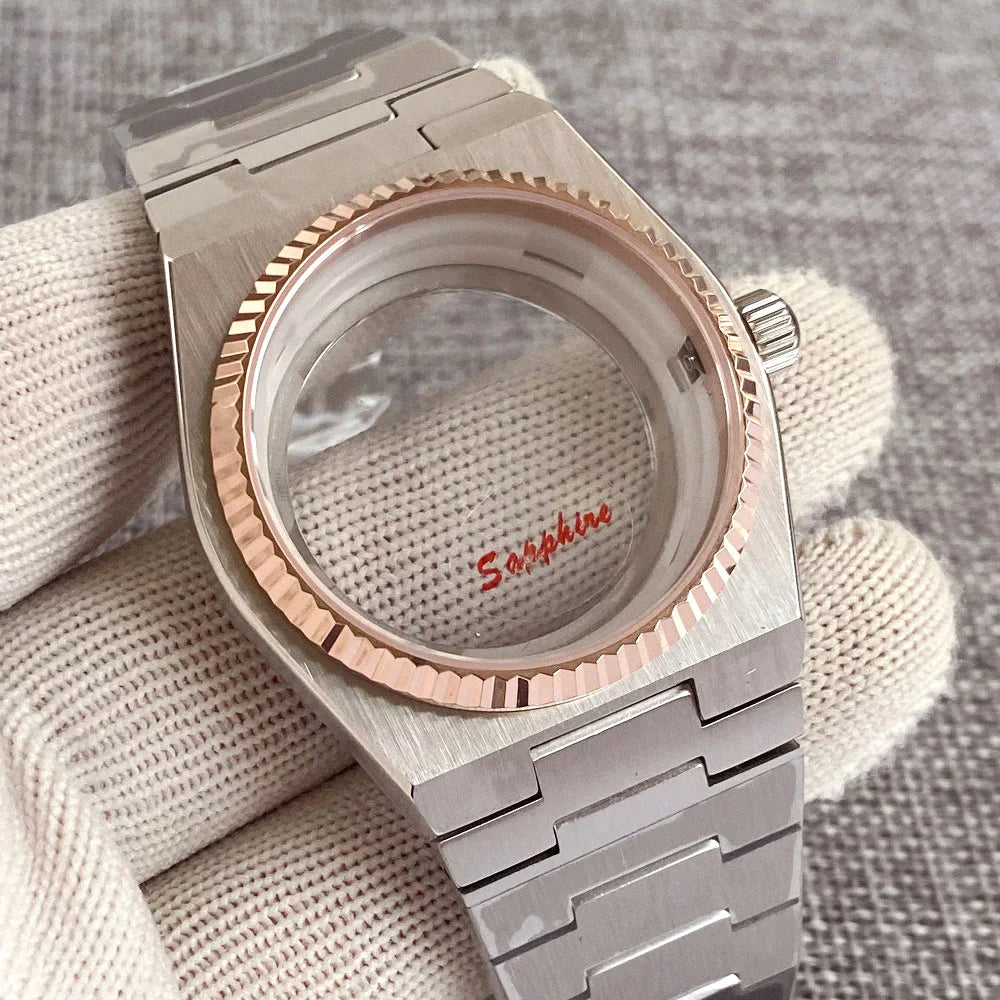40mm Watch Case For Super-Player Modified Prx Case Bracelet Fit NH35 NH36
