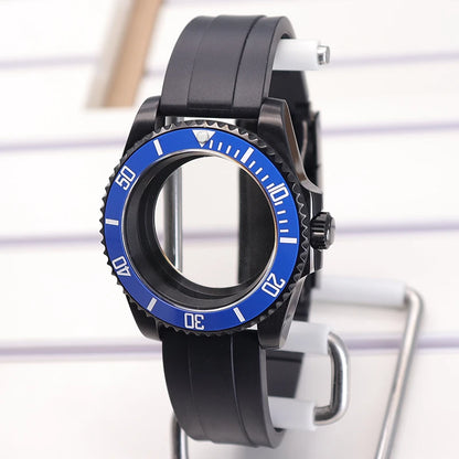 40mm SUB Diving Watch Case Strap For NH35 NH36 NH34 8215 Eta 2824 28.5mm Dial