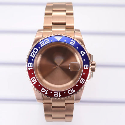 40mm Watch Case For NH35 NH36 NH70/8215/Eta2824 PT5000 NH34 Sapphire Glass